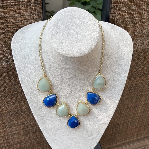 Blue Gem Stone Necklace - Picture 8 of 12